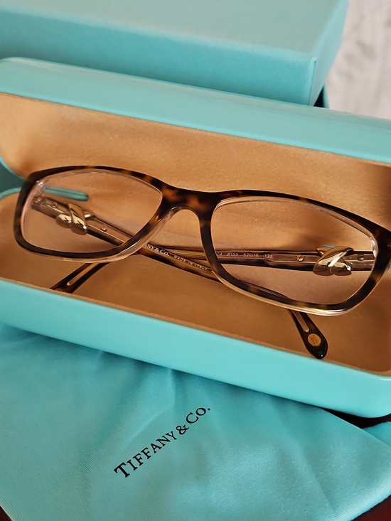 Tiffany & Co. Accessories - Tiffany & Co. Infinity Eyeglasses, Hard Box, Pouch And Card